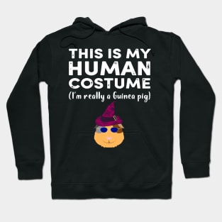 This My Human Costume I’m Really Guinea Pig Halloween (19) Hoodie